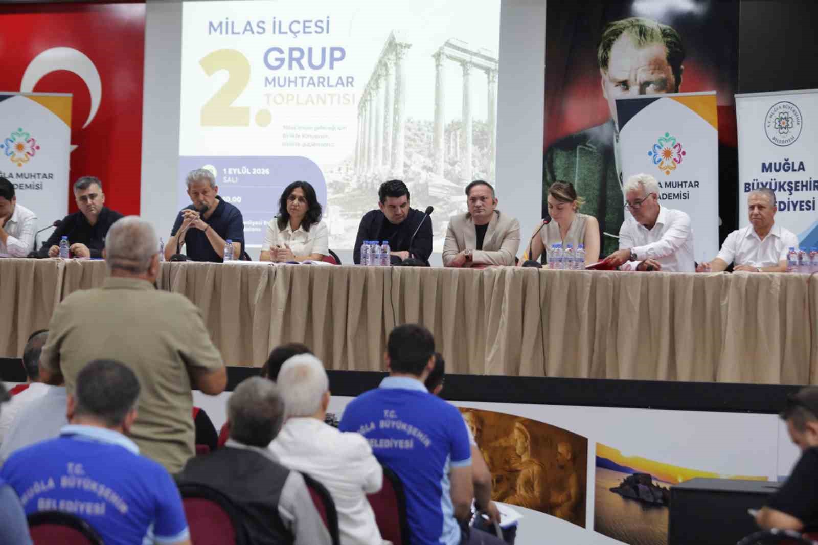 B&uuml;y&uuml;kşehir Milas&rsquo;ta 132 muhtarın talep ve ihtiya&ccedil;larını dinledi