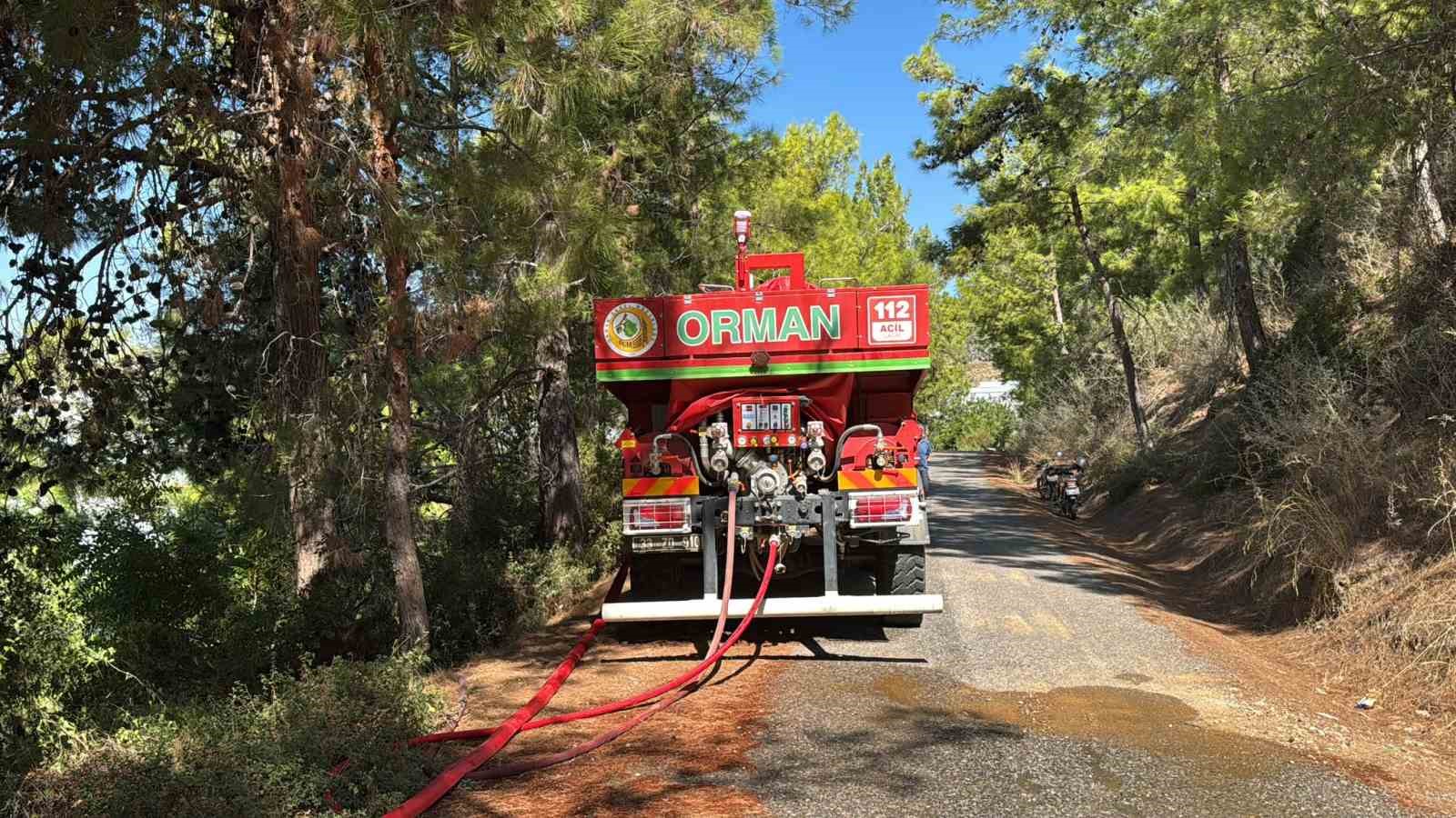 Bozyazı&rsquo;da orman yangını b&uuml;y&uuml;meden s&ouml;nd&uuml;r&uuml;ld&uuml;