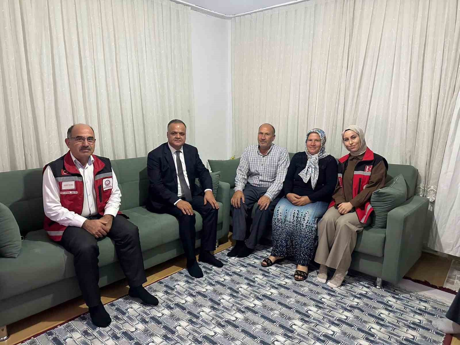 Mut&rsquo;ta gaziler ve aileleri unutulmadı