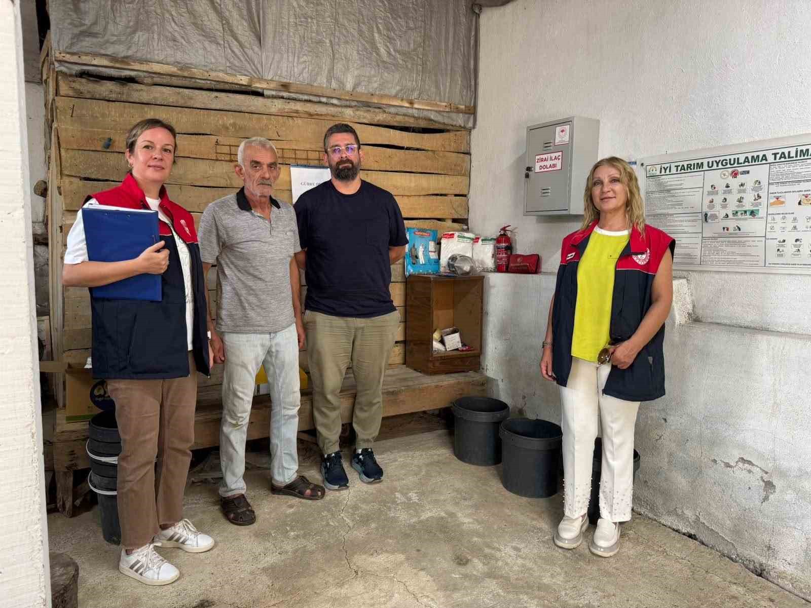 D&uuml;zce&rsquo;de fındık &uuml;reticilerine iyi tarım denetimi