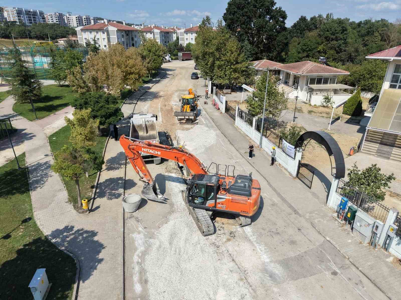 B&uuml;y&uuml;kşehir&rsquo;den Kayapa TOKİ&rsquo;de altyapıya kalıcı &ccedil;&ouml;z&uuml;m