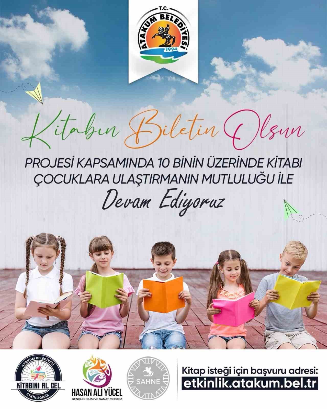 Atakum&rsquo;da &lsquo;Kitabın Biletin Olsun&rsquo; kampanyası