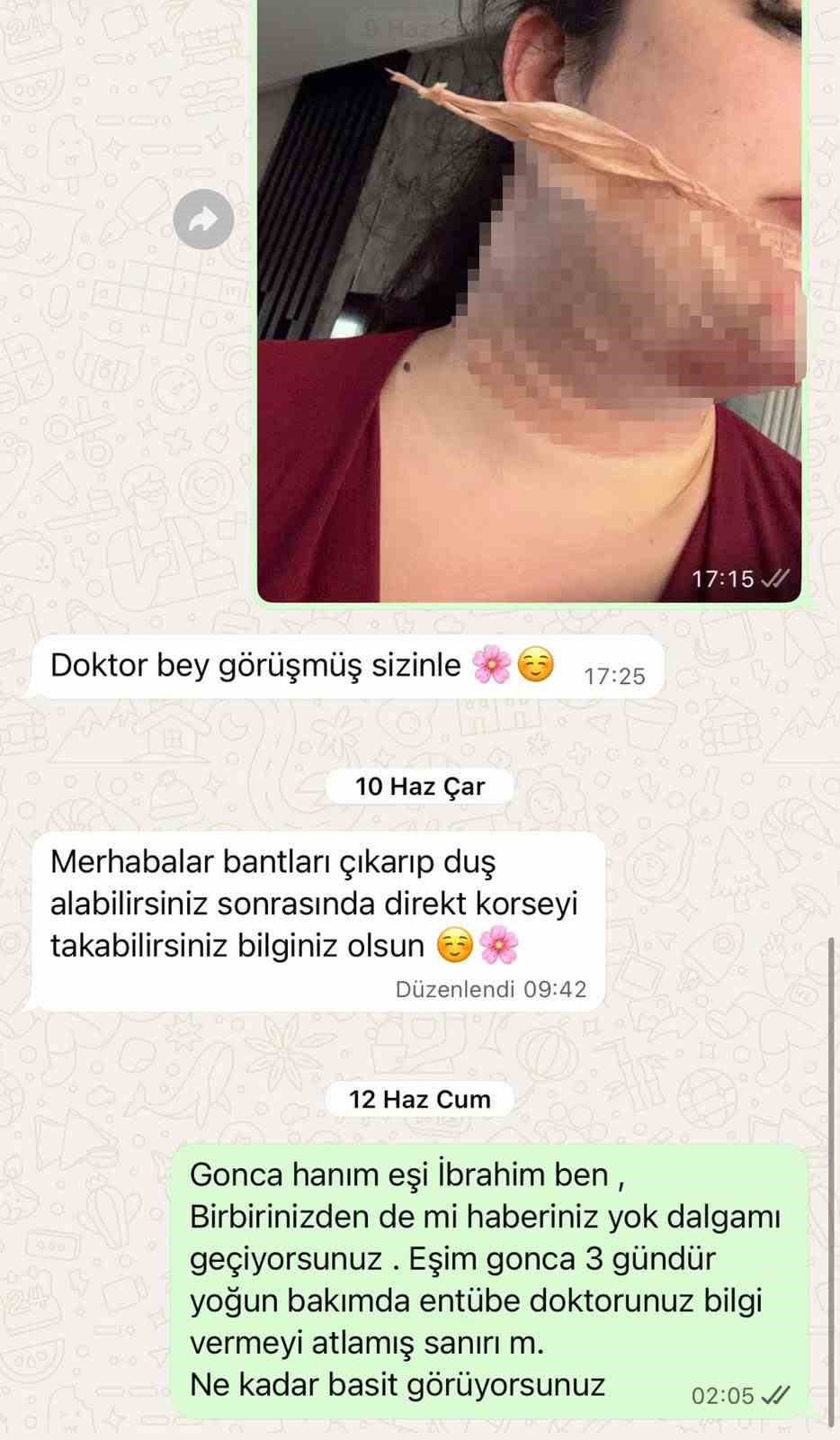 Gıdı estetiği sonrası nefes alamadı, boynundan acil solunum yolu a&ccedil;ıldı