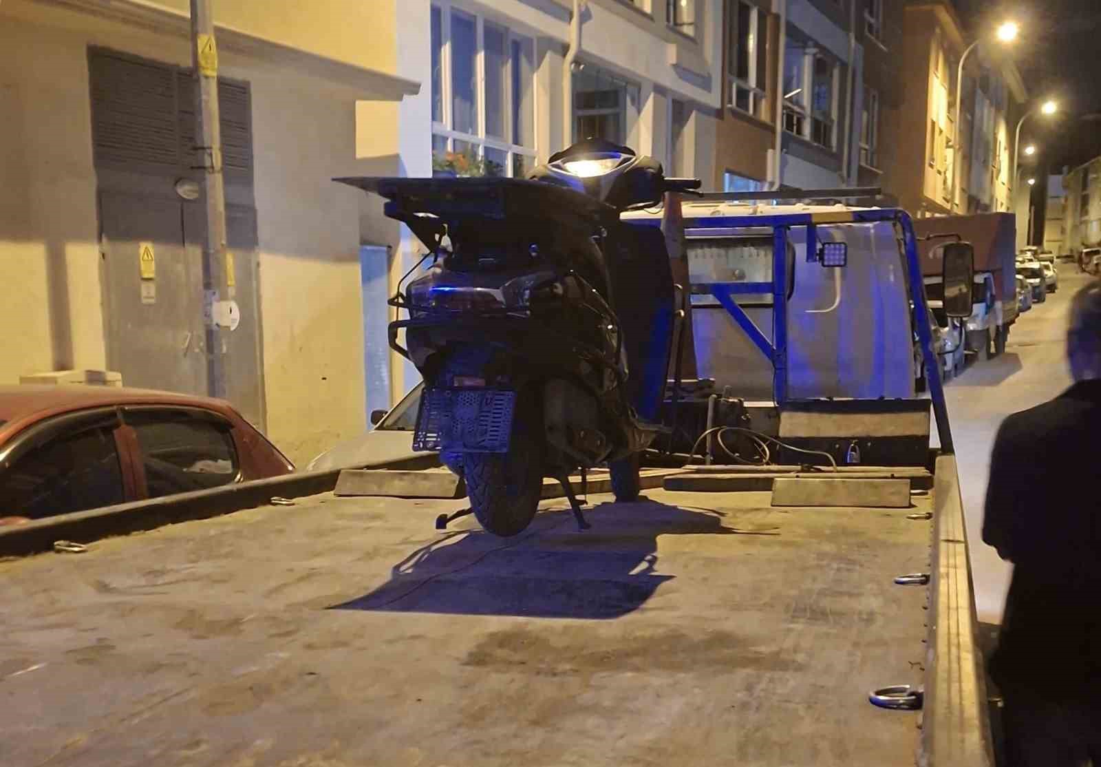 Bakıma bırakılan motosikletle polisten ka&ccedil;an elemana 265 bin TL ceza kesildi
