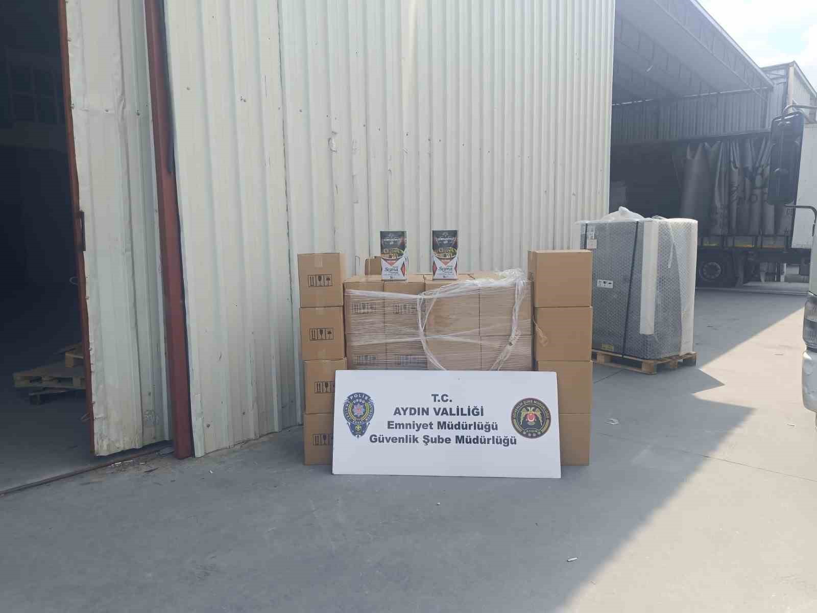Aydın&rsquo;da 5 bin litre tağşiş zeytinyağı ele ge&ccedil;irildi