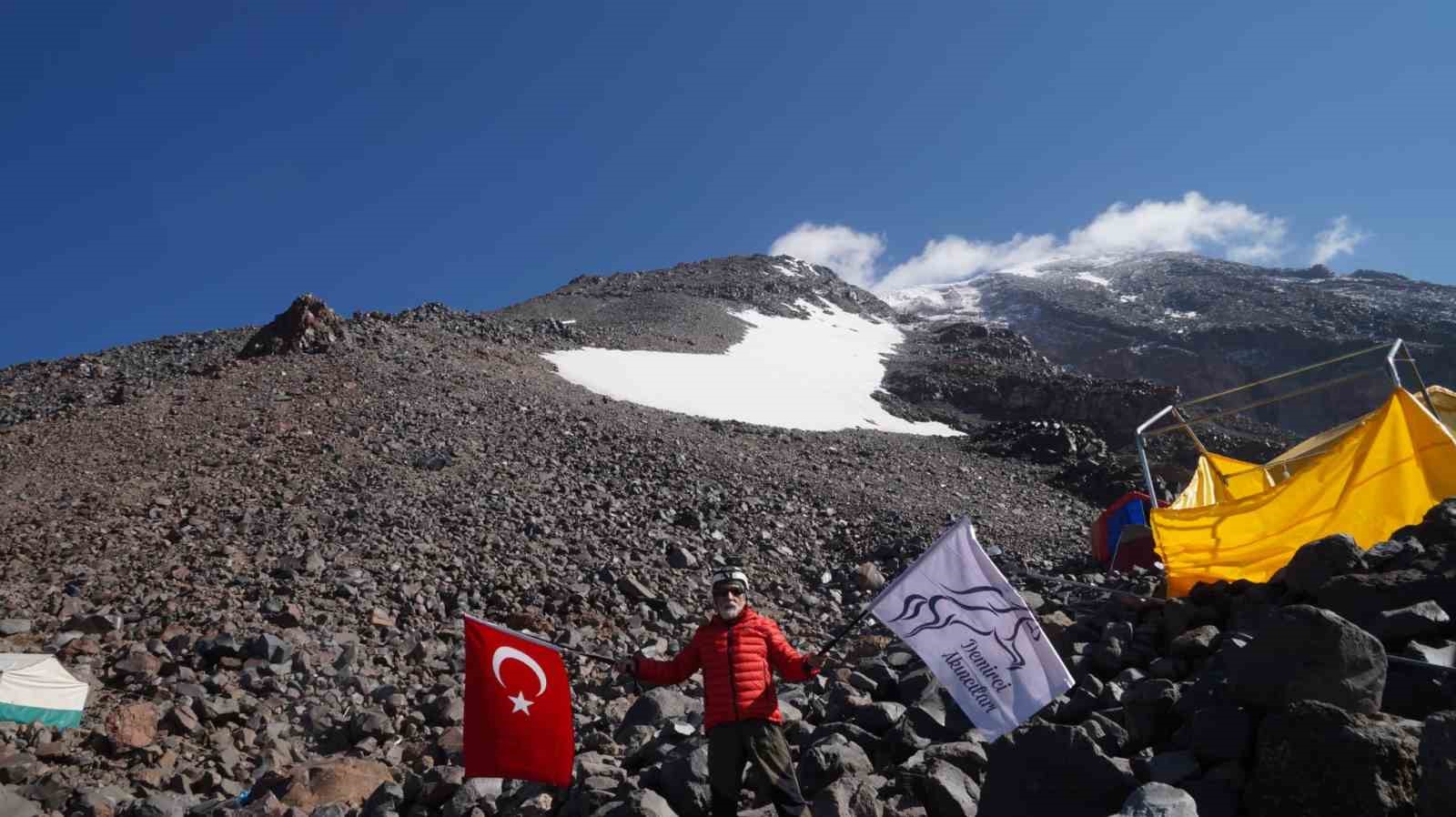 Demircili dağcıdan anlamlı tırmanış