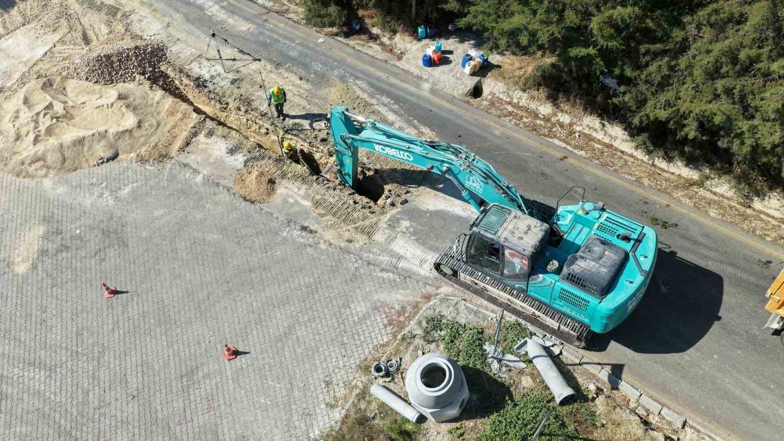 Aydın Büyükşehir Belediyesi’nden Kuşadası’nda altyapı yatırımı