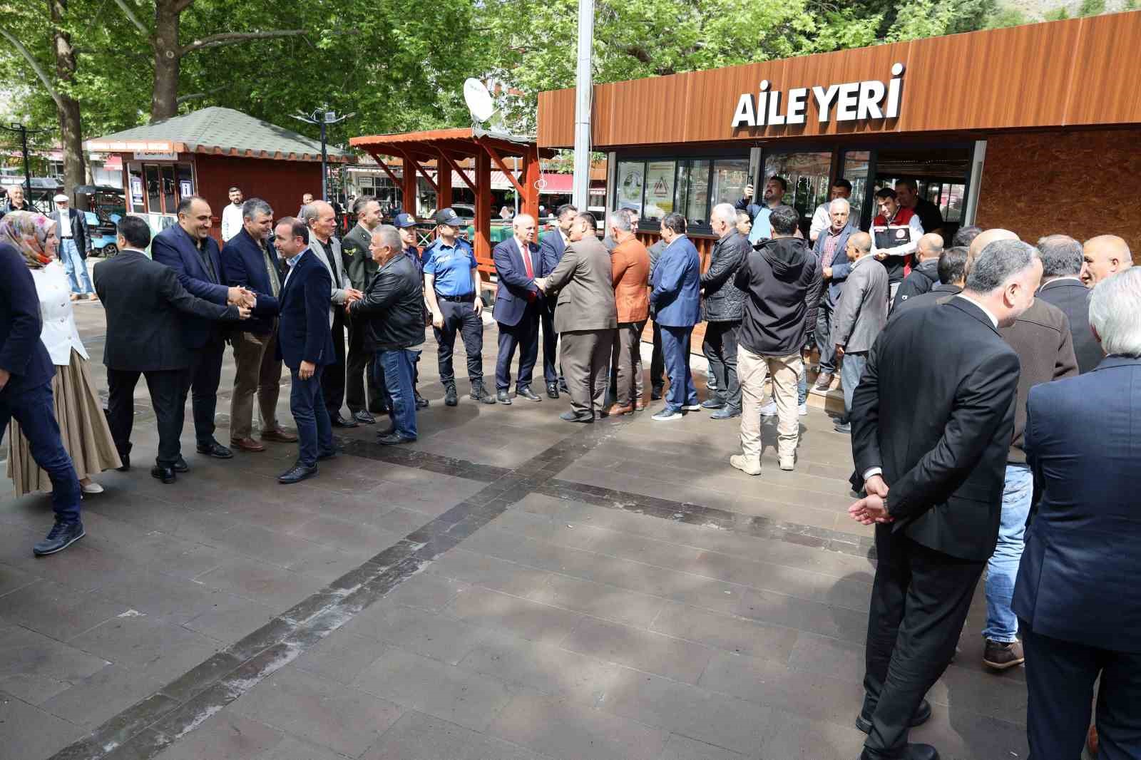 Yahyalı&rsquo;da bayramlaşma t&ouml;reni d&uuml;zenlendi