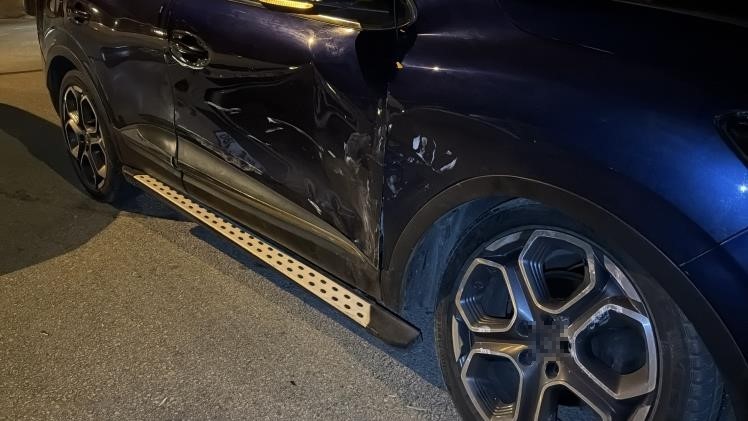 Bolu&rsquo;da ciple otomobil &ccedil;arpıştı: 1 yaralı