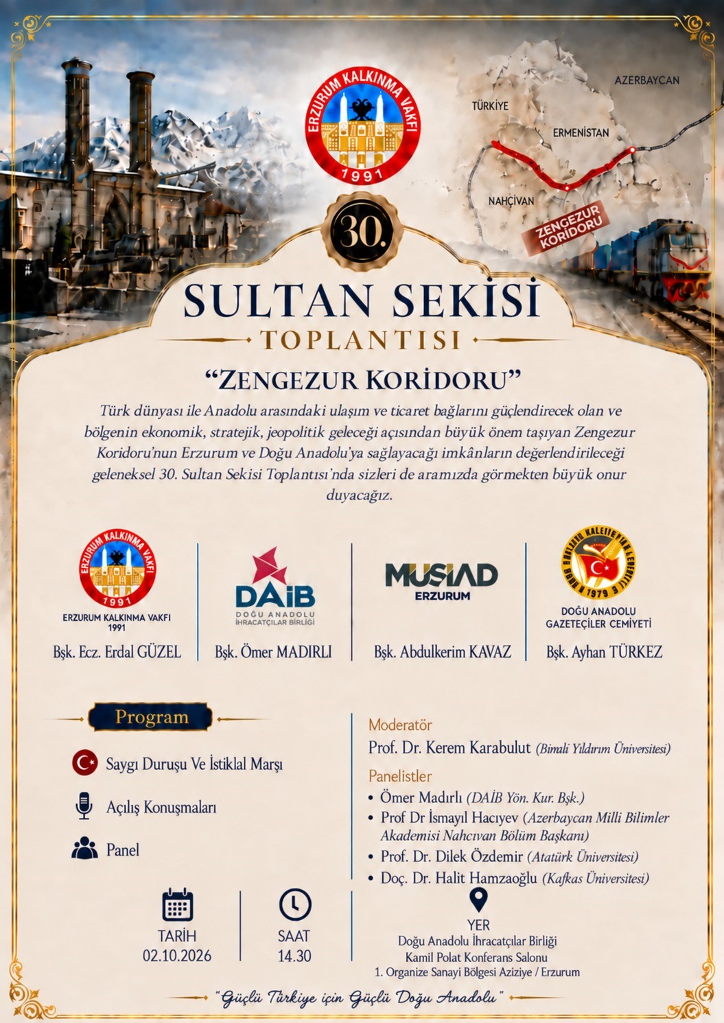 Zengezur koridoru Erzurum masasında: fırsatlar ve tehditler ele alınacak