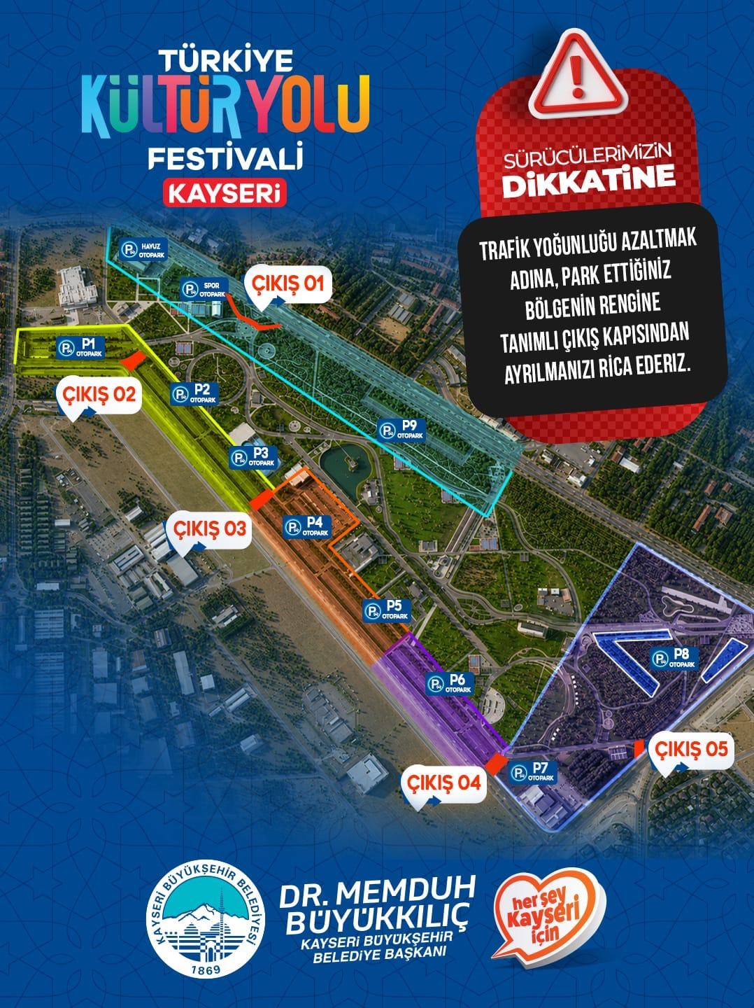 K&uuml;lt&uuml;r Yolu Festivali&rsquo;ne &ouml;zel ulaşım hizmeti