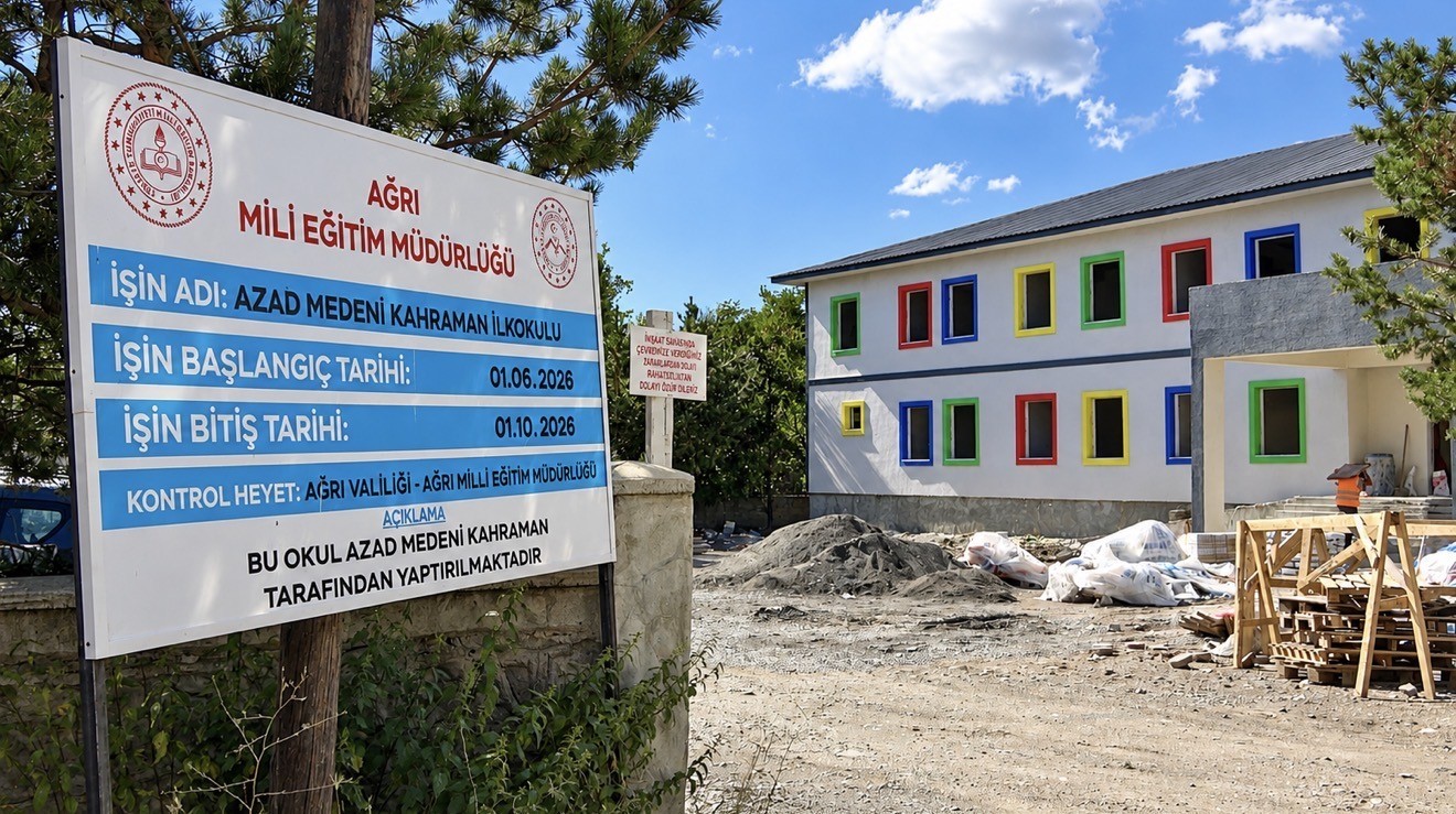 Ağrılı iş insanı, memleketine vefa borcunu eğitim yatırımıyla &ouml;d&uuml;yor