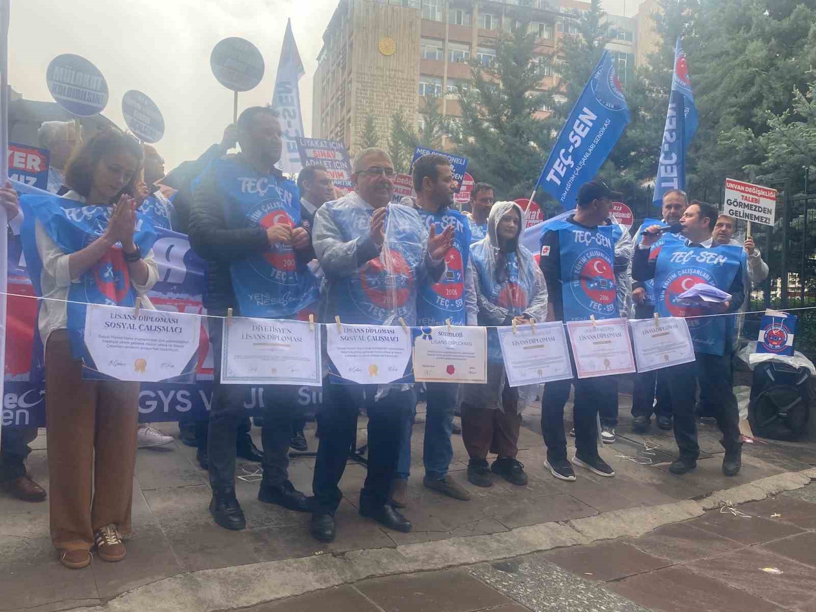 TE&Ccedil;-SEN Genel Başkanı Demirel: "Son yapılan unvan değişikliği sınavının &uuml;zerinden 5 yıldan fazla zaman ge&ccedil;miştir"