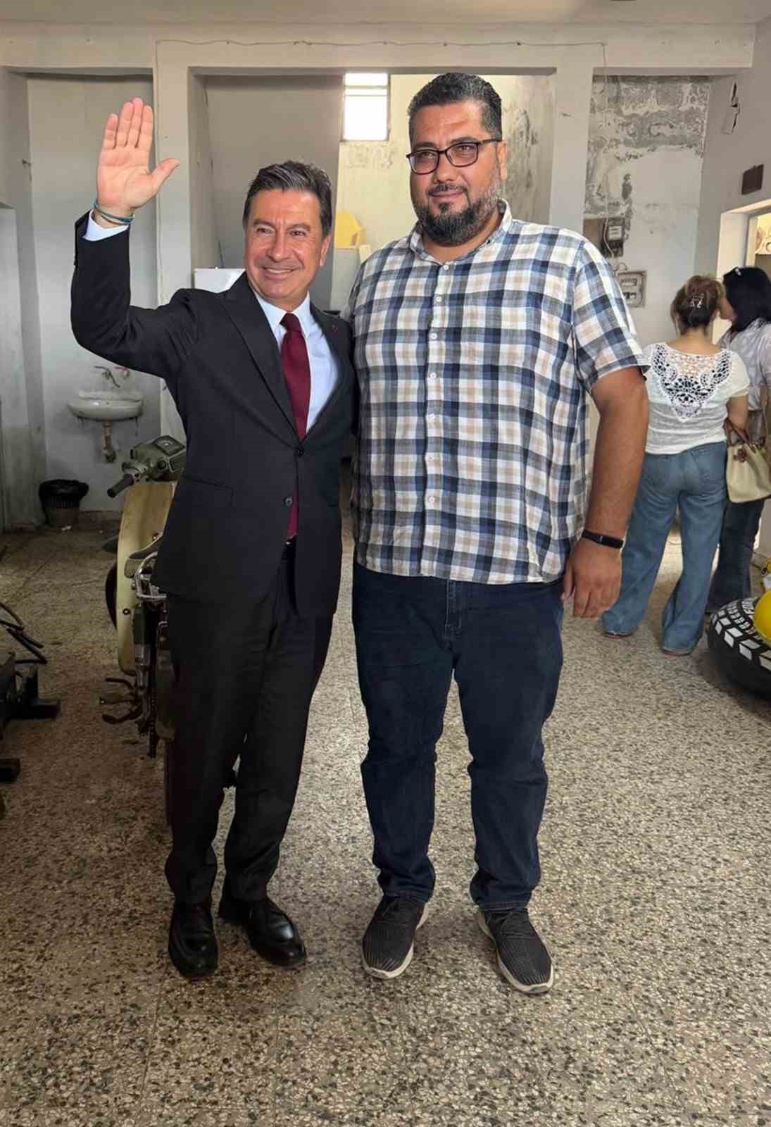 Başkan Aras, Suriye ziyaretinde Bayır-Bucak T&uuml;rkmenleri ile bir araya geldi