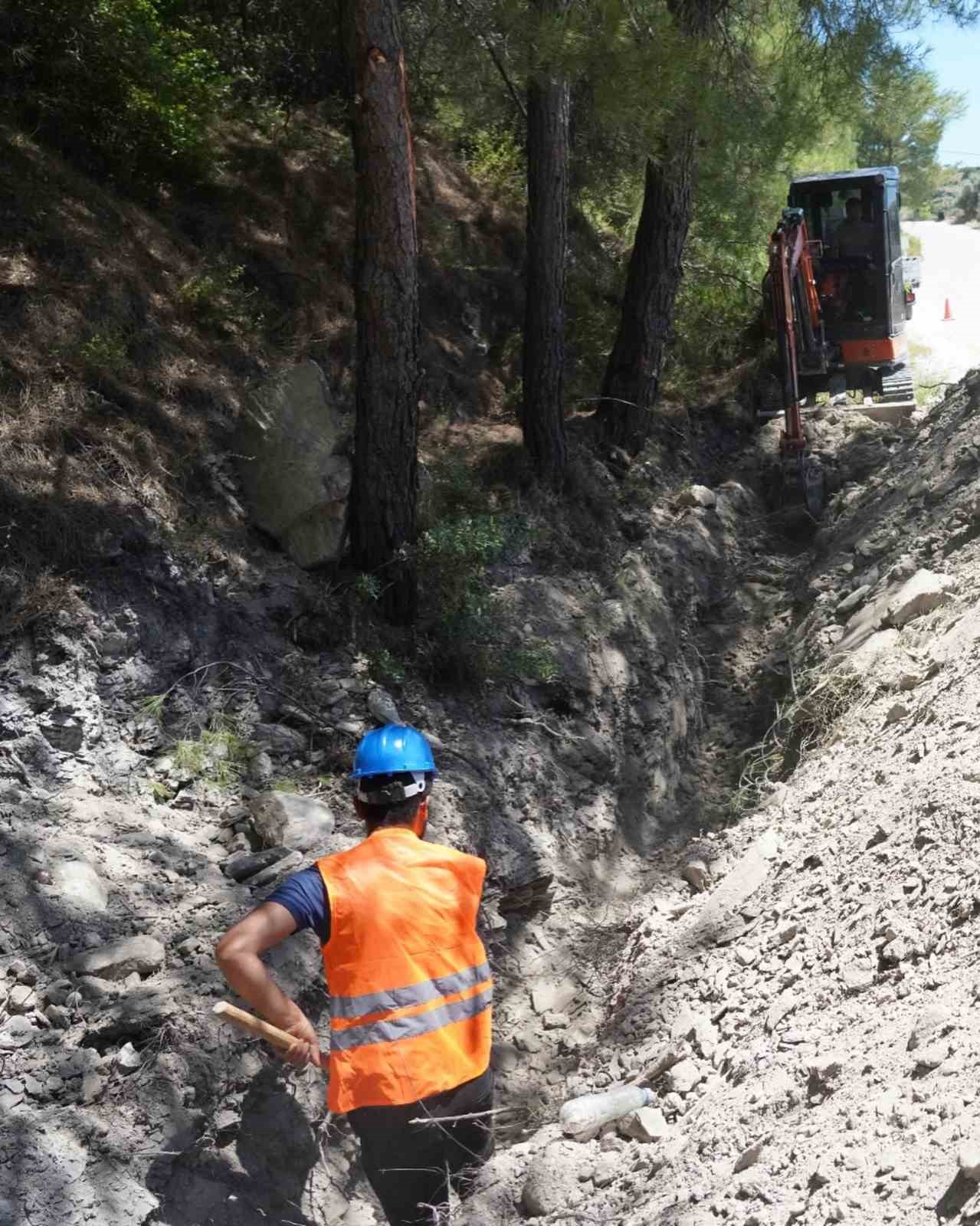 Milas Pınark&ouml;y&rsquo;&uuml;n su terfi hatları yenileniyor
