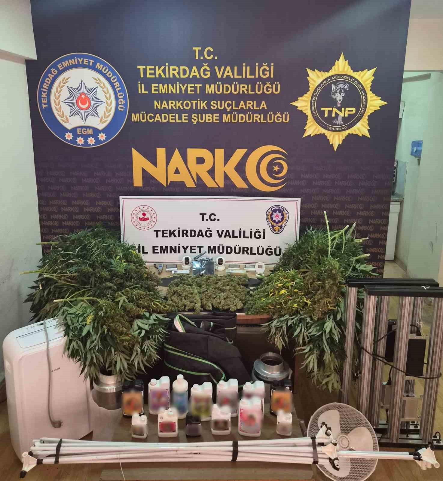 Tekirdağ&rsquo;da uyuşturucu operasyonu: 7 ş&uuml;pheli tutuklandı