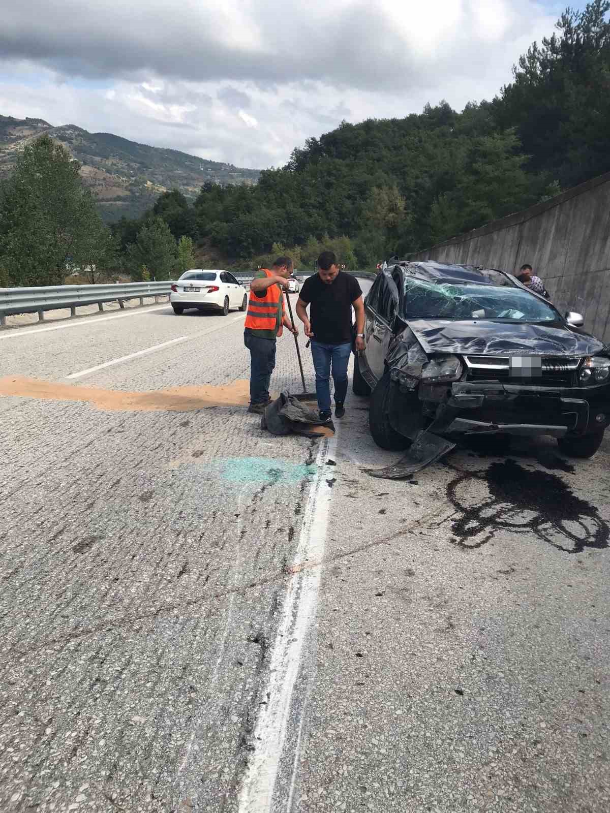 Devrek&rsquo;te iki ayrı trafik kazasında 2 kişi yaralandı
