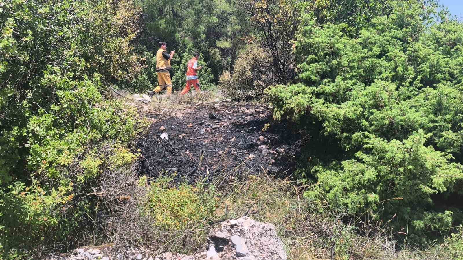 Muğla&rsquo;da orman yangını ekiplerin hızlı m&uuml;dahalesi ile s&ouml;nd&uuml;r&uuml;ld&uuml;