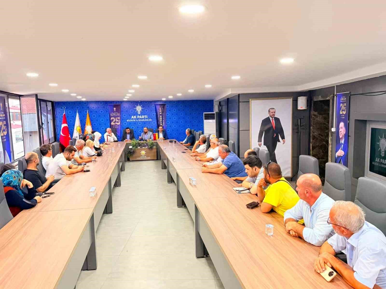 AK Parti Bilecik&rsquo;te İl&ccedil;e Danışma Toplantısı ger&ccedil;ekleştirildi