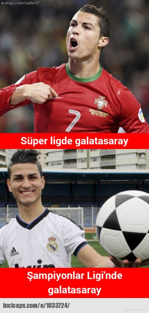 Galatasaray - Arsenal maçının capsleri