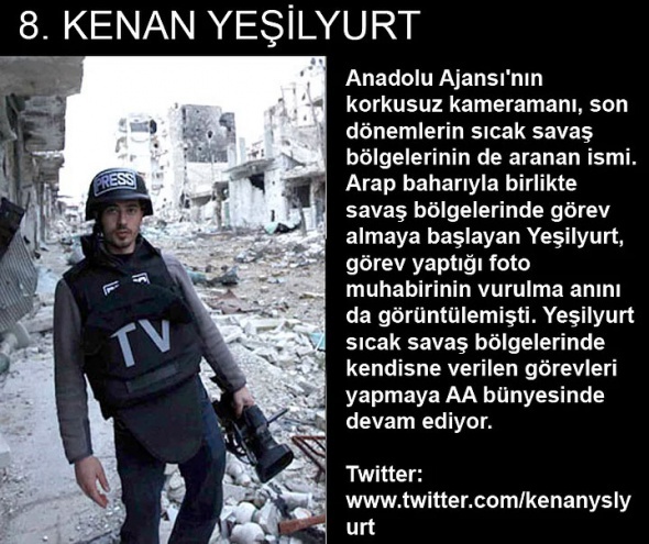 Türkiye'nin en iyi 12 savaş muhabiri