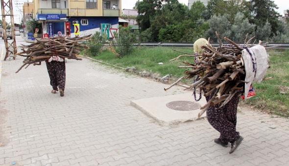 Kadınların kışlık odun mücadelesi