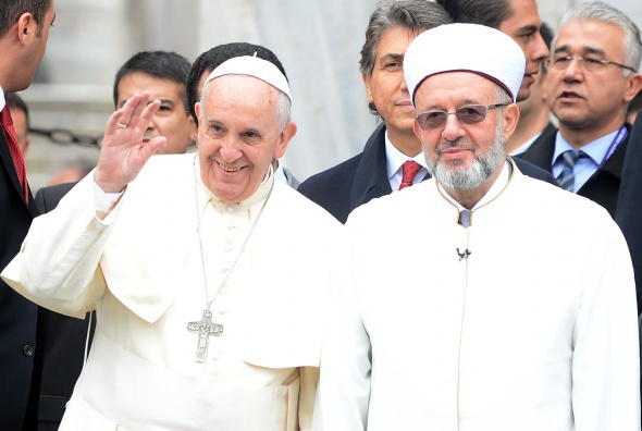 Fotoğraflarla Papa'nın İstanbul ziyareti