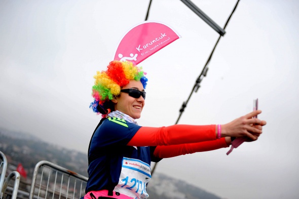 Vodafone İstanbul Maratonu'ndan renkli kareler