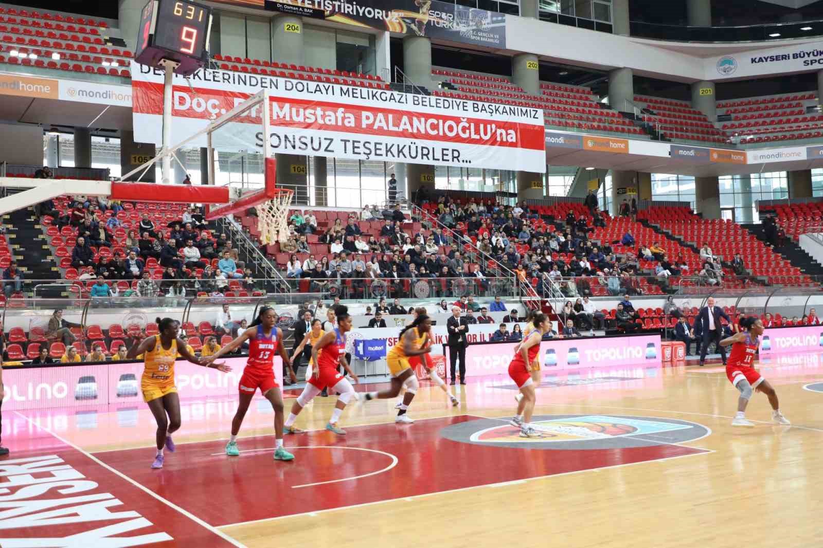 TKBL: Melikgazi Kayseri Basketbol: 67 - Botaş:64
