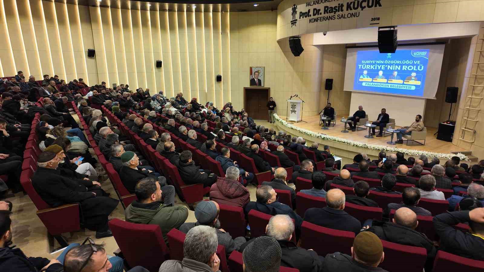 Palandöken Belediyesi’nden "Suriye’nin Özgürlüğü ve Türkiye’nin Rolü" paneli