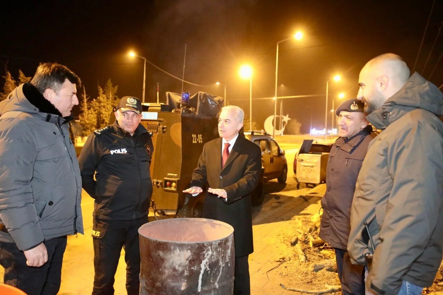 Kırklareli Valisi yeni yıla hudut kartalları ile girdi