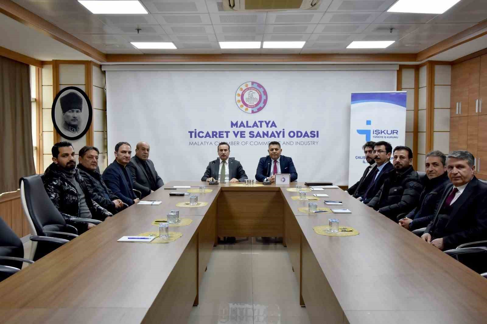 Malatya TSO ile İŞKUR, nitelikli işg&uuml;c&uuml; yetiştirme protokol&uuml; imzaladı
