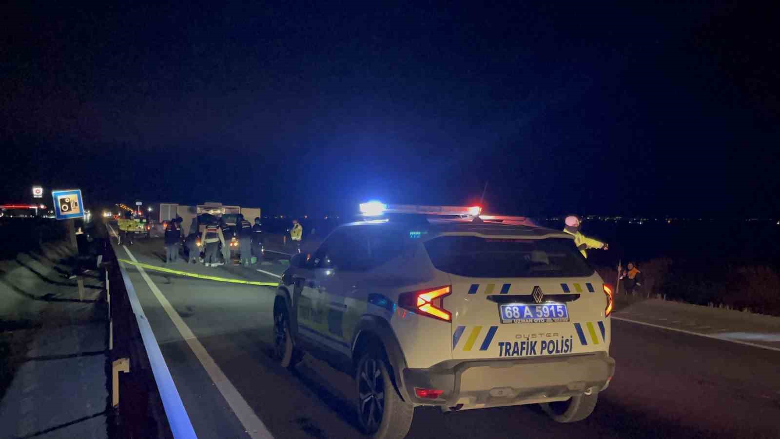 Aksaray’da otomobilin çarptığı adam hayatını kaybetti