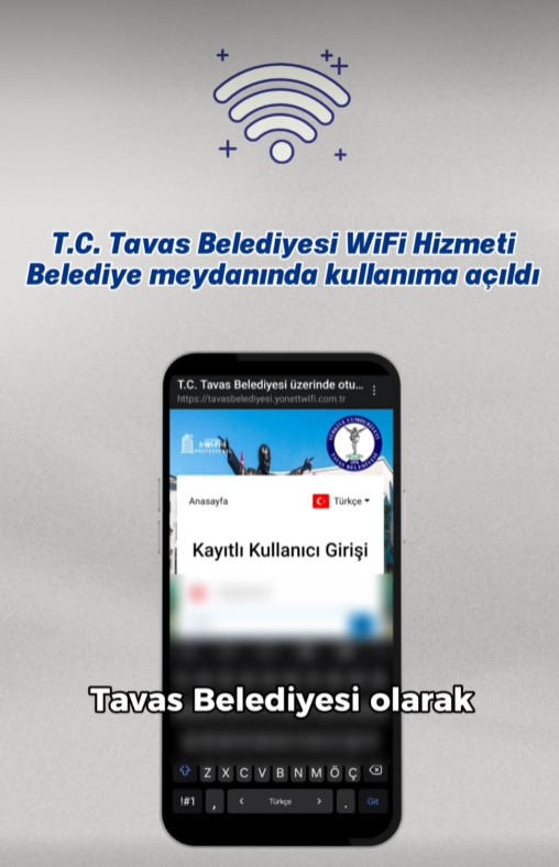 Tavas Belediyesi&rsquo;nden &uuml;cretsiz internet hizmeti
