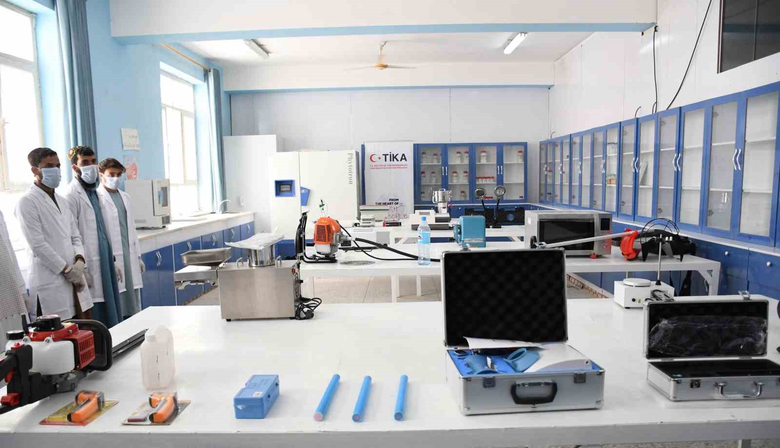 TİKA, Afganistan’da ziraat laboratuvarı kurdu