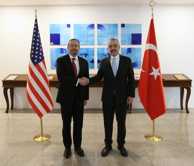 Dışişleri Bakan Yardımcısı Yılmaz, ABD Dışişleri M&uuml;steşar Vekili Bass ile bir araya geldi
