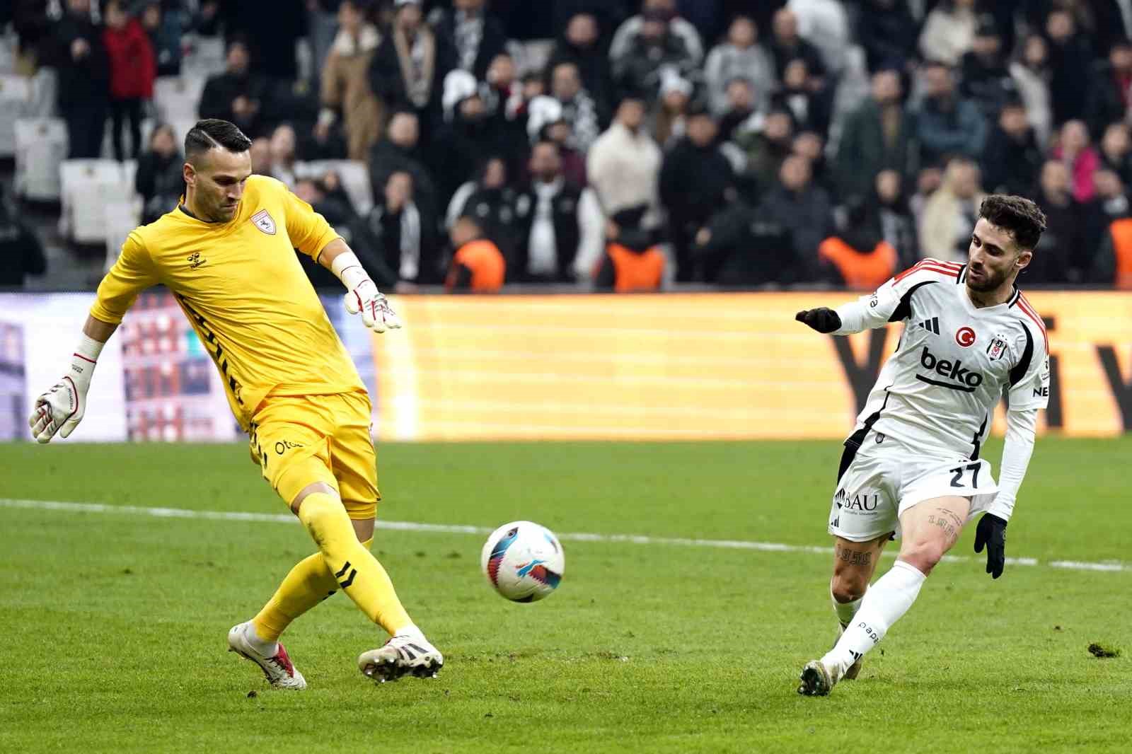 Trendyol S&uuml;per Lig: Beşiktaş: 0 - Samsunspor: 0 (İlk yarı)
