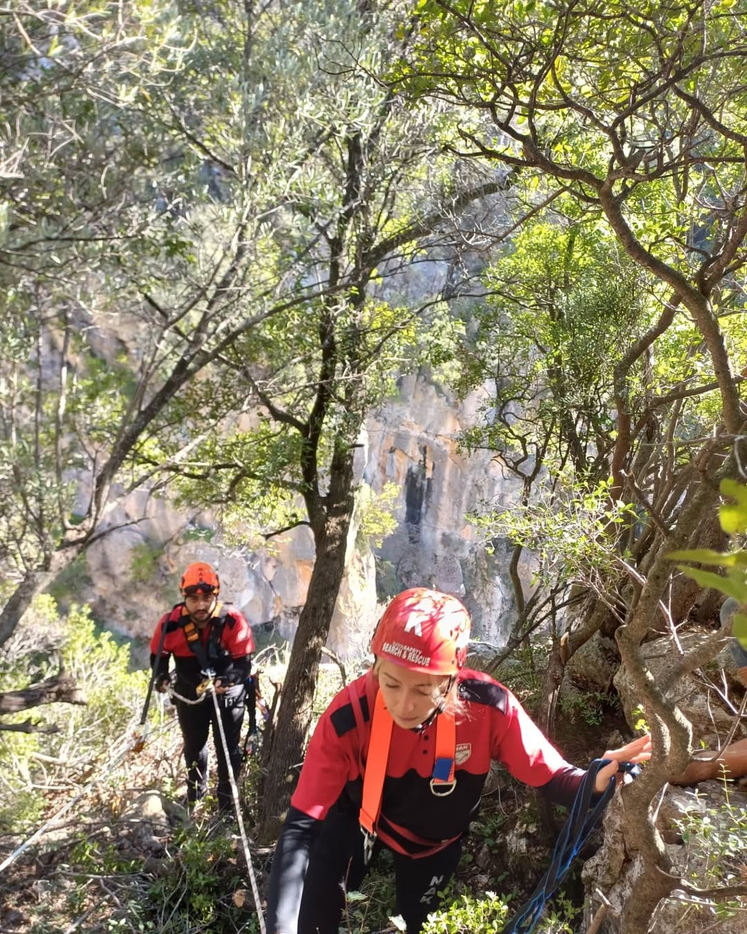 Menteşe&rsquo;de kayalıklarda mahsur kalan ke&ccedil;i ekipler tarafından kurtarıldı
