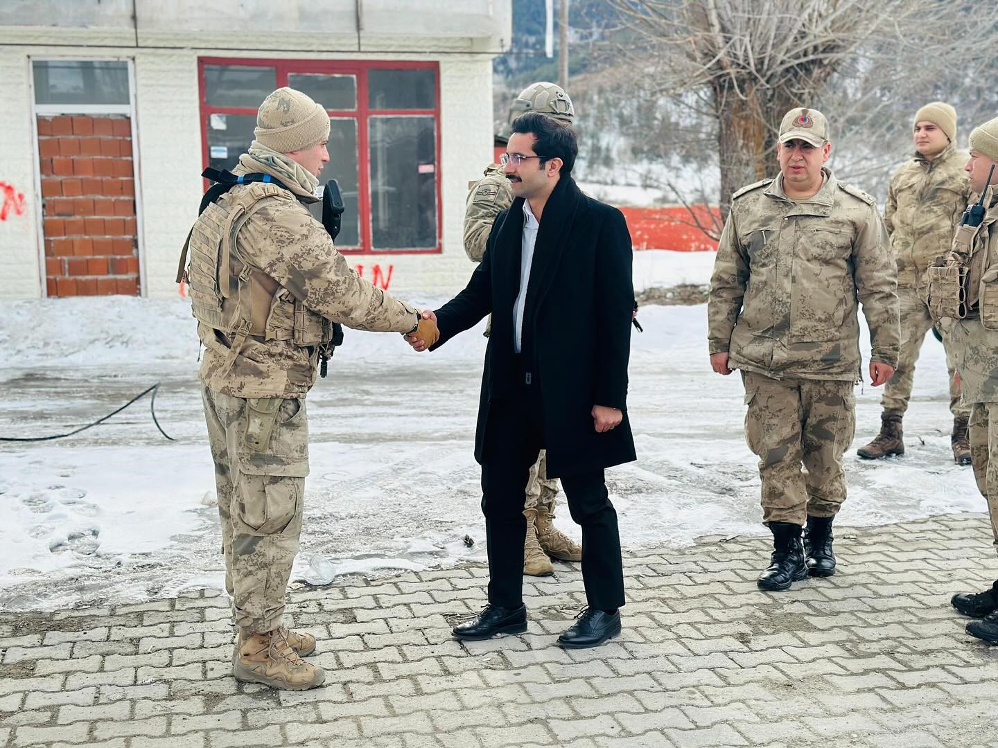 Kaymakam K&ouml;roğlu, uygulama noktasında denetimde bulundu
