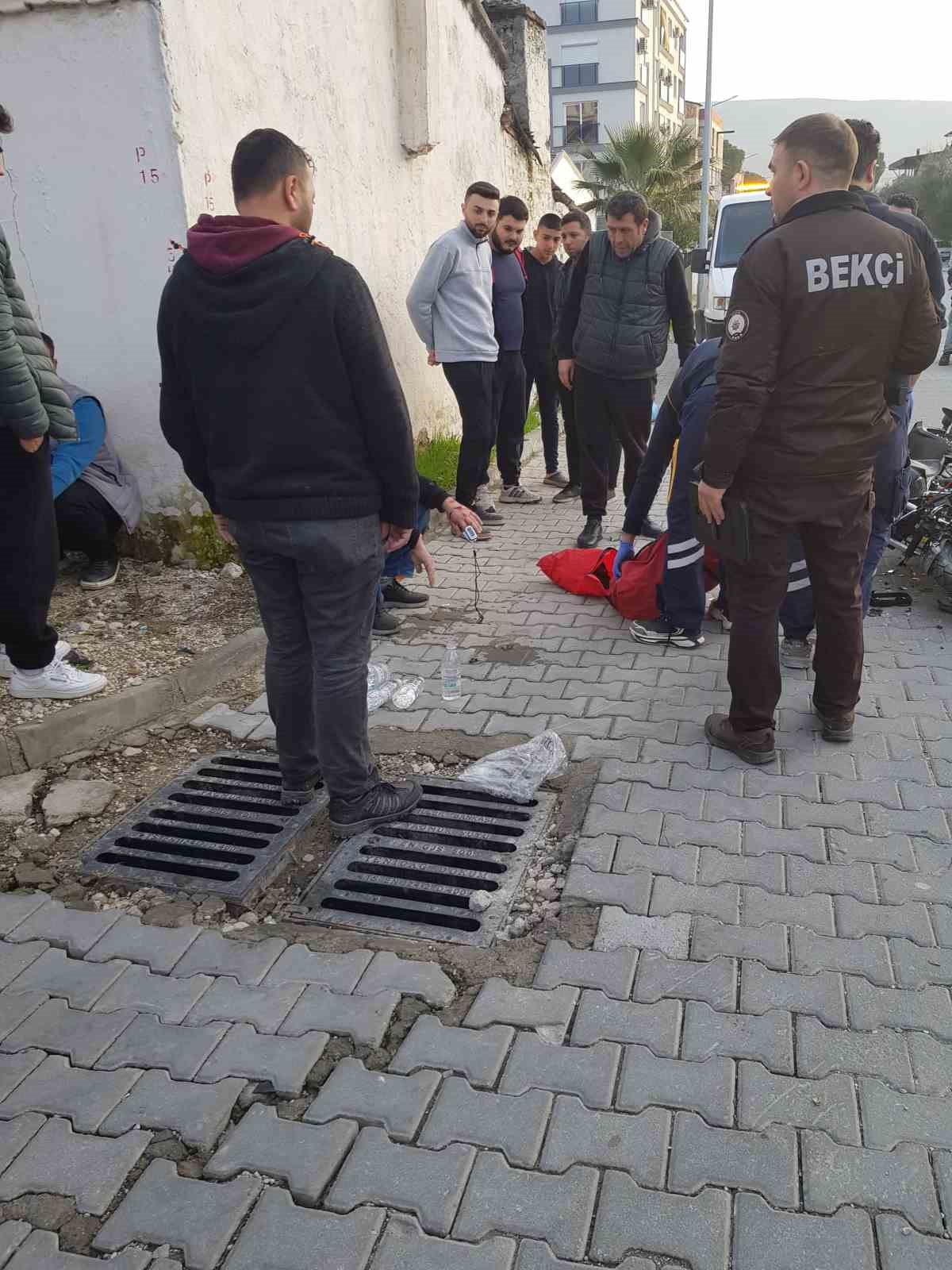 Buharkent&rsquo;te motosiklet kazası: 2 yaralı
