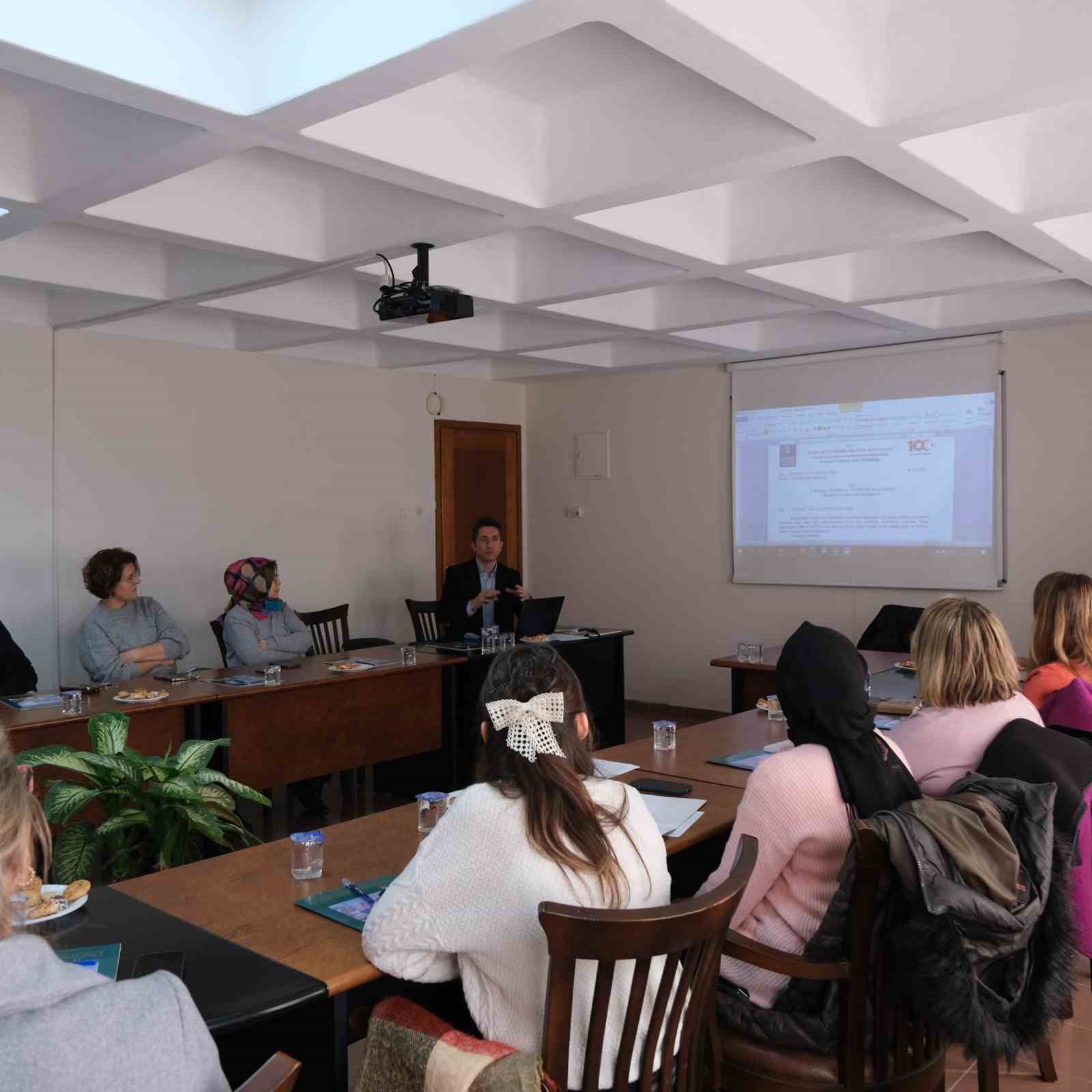 B&uuml;y&uuml;kşehir&rsquo;den BESOB y&ouml;netici ve personeline &lsquo;Resmi yazışma kuralları&rsquo; eğitimi
