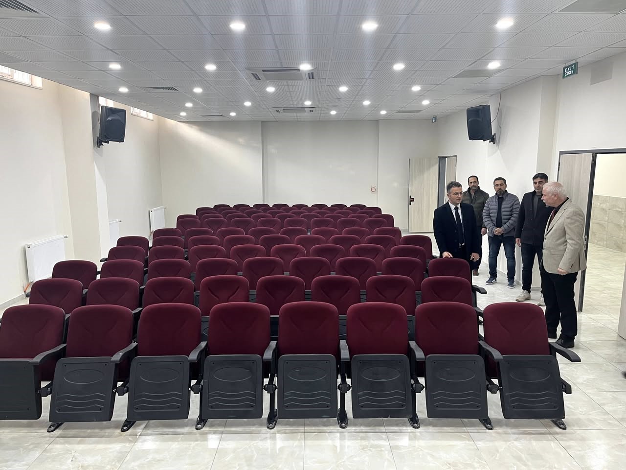 Kulu&rsquo;da binasını yeniden yapılan okulda ders zamanı
