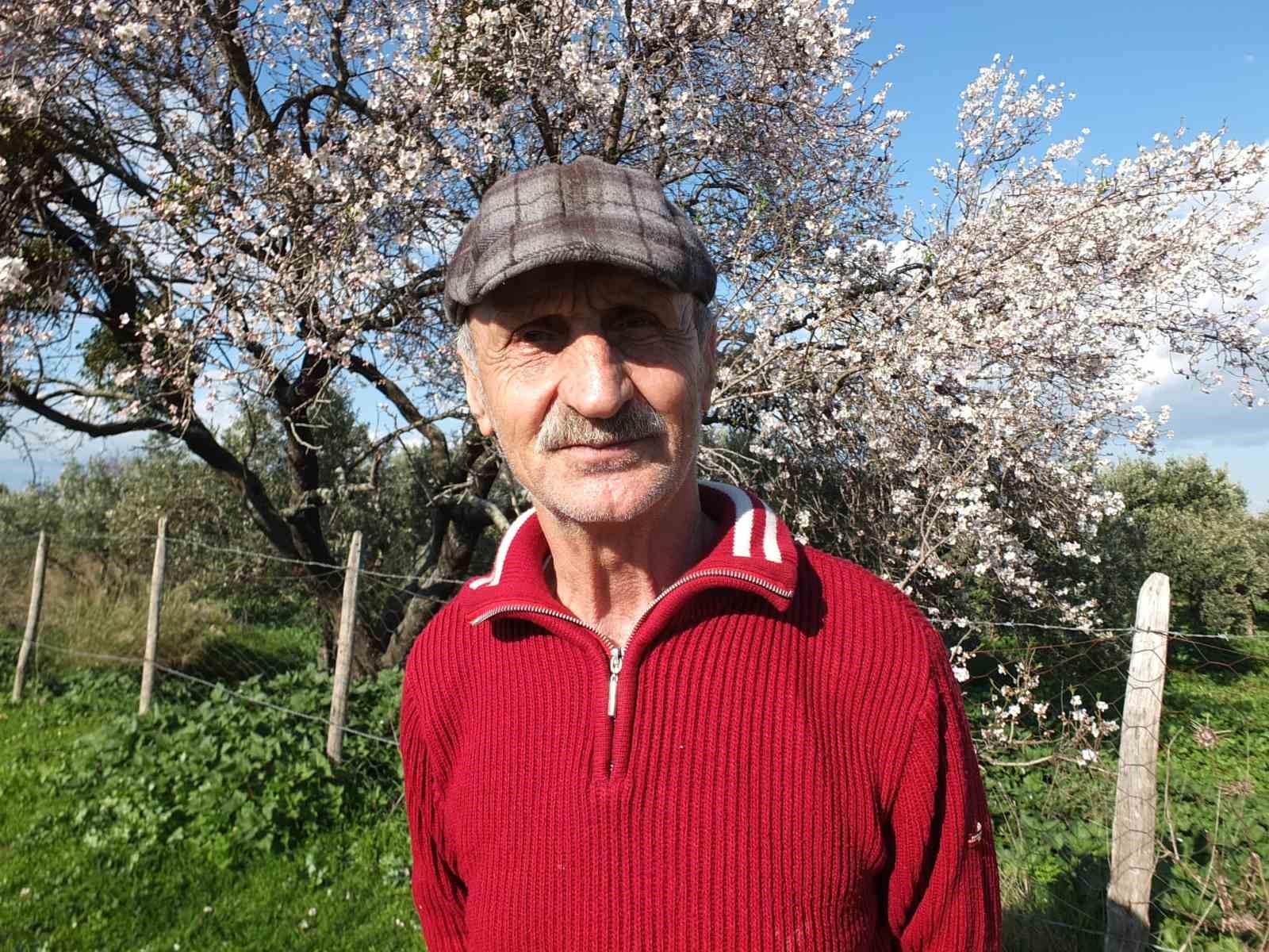 Balıkesir&rsquo;de bademler kış ortasında &ccedil;i&ccedil;ek actı
