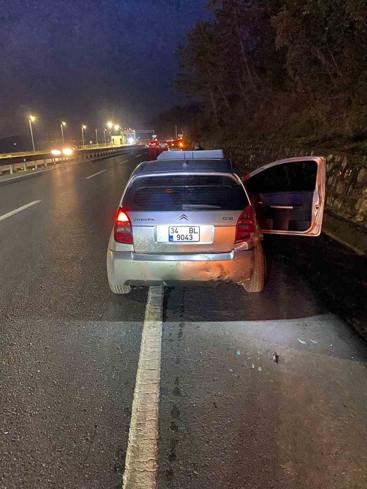 D&uuml;zce&rsquo;de otomobil takla attı: 1 yaralı
