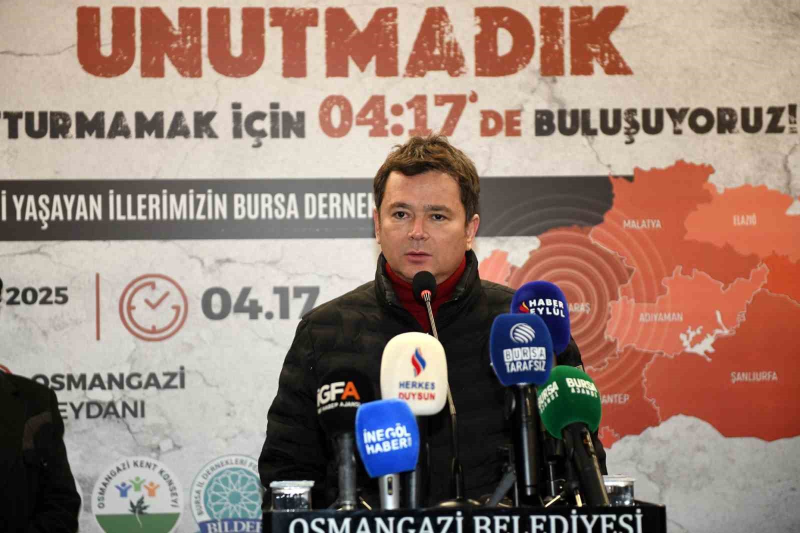 Osmangazi Belediyesi, 6 Şubat&rsquo;ı unutmadı
