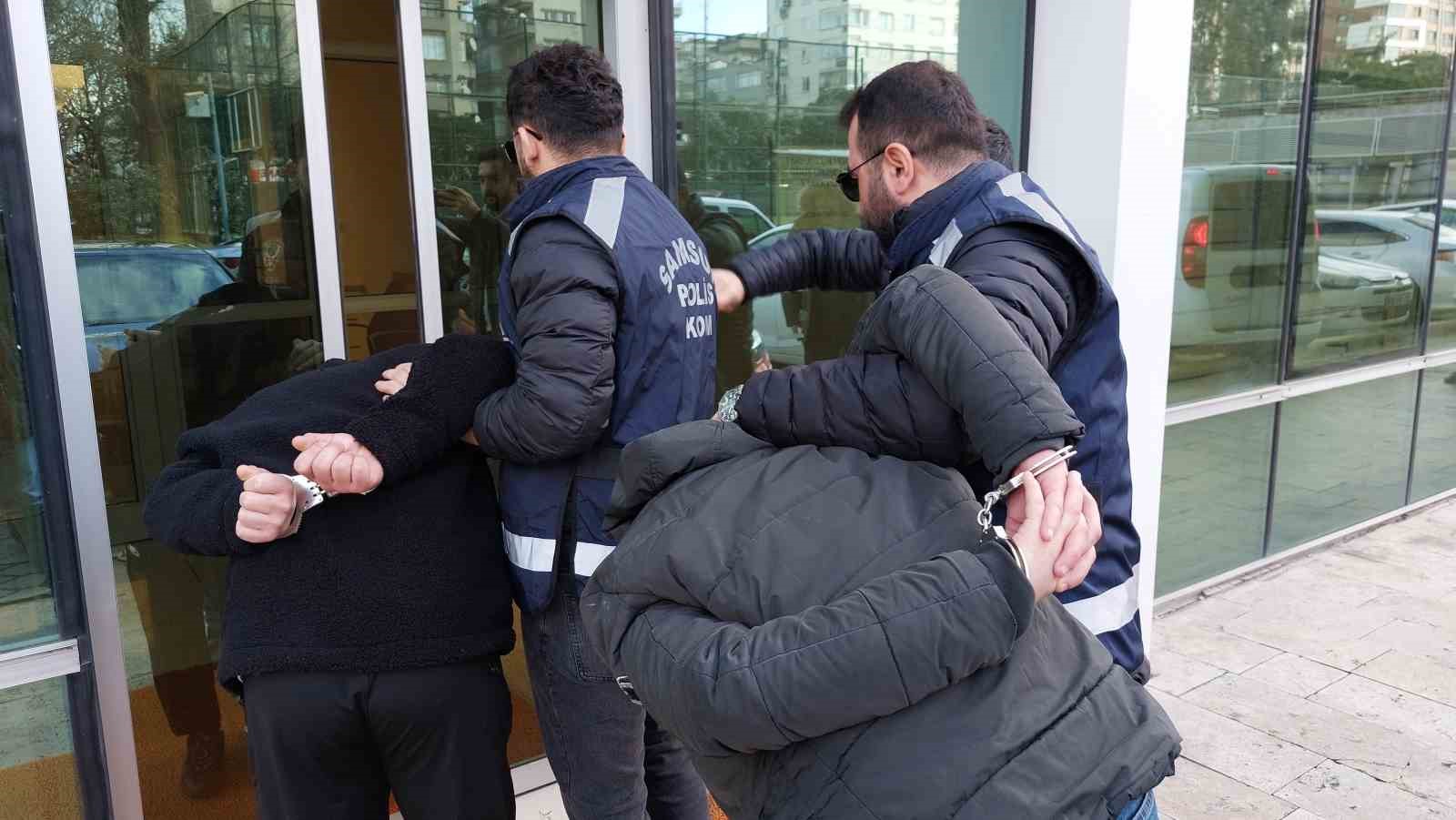 Samsun&rsquo;da silah operasyonunda yakalanan 2 kişi tutuklandı
