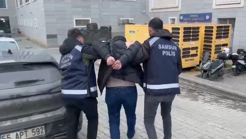 Samsun&rsquo;da 32 yıl hapis cezasıyla aranan şahıs yakalandı
