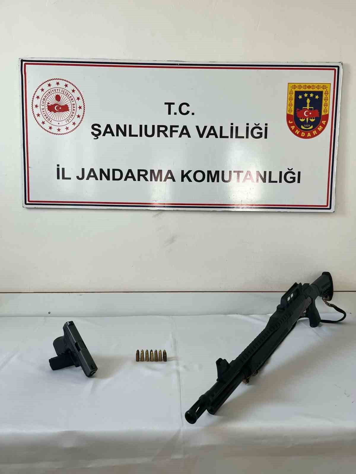 Şanlıurfa’da ruhsatsız silah operasyonu: 6 gözaltı