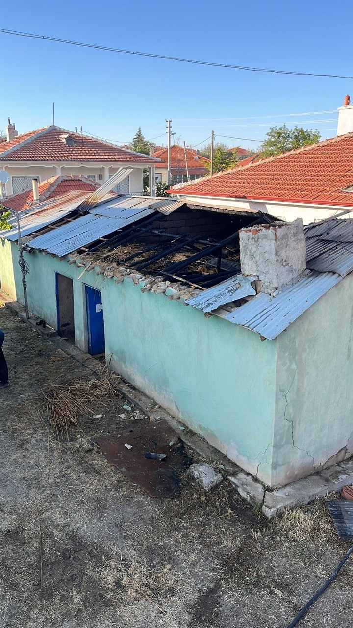 Kulu’da tandır evinde yangın