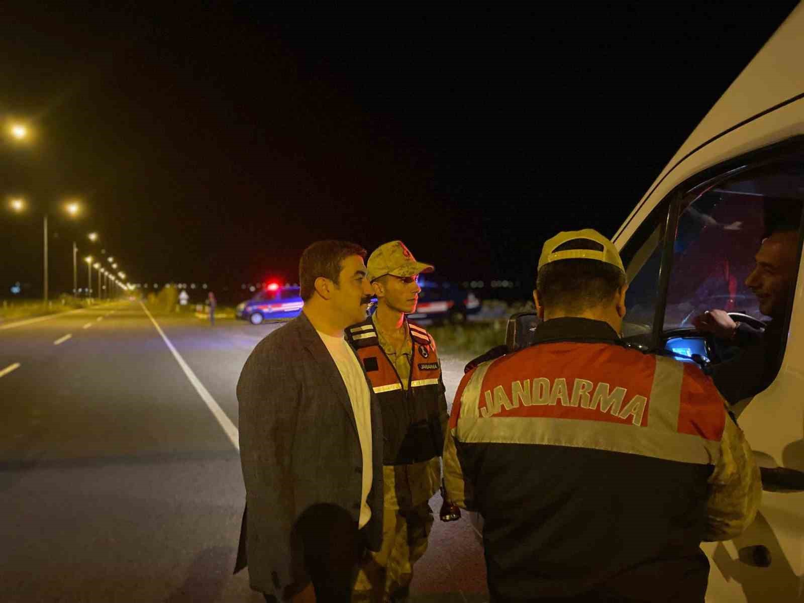 Arpaçay’da kaymakam uygulama yaptı